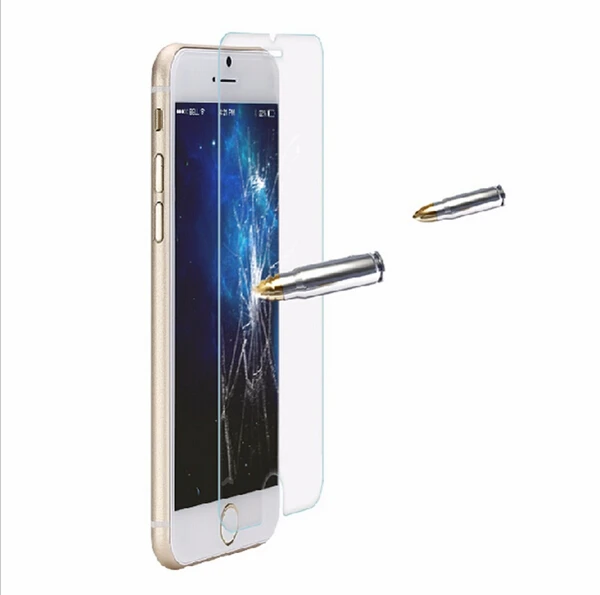Clear Tempered Glass For iphone 6s 2.5D 0.30MM Flat Film Screen Protectors