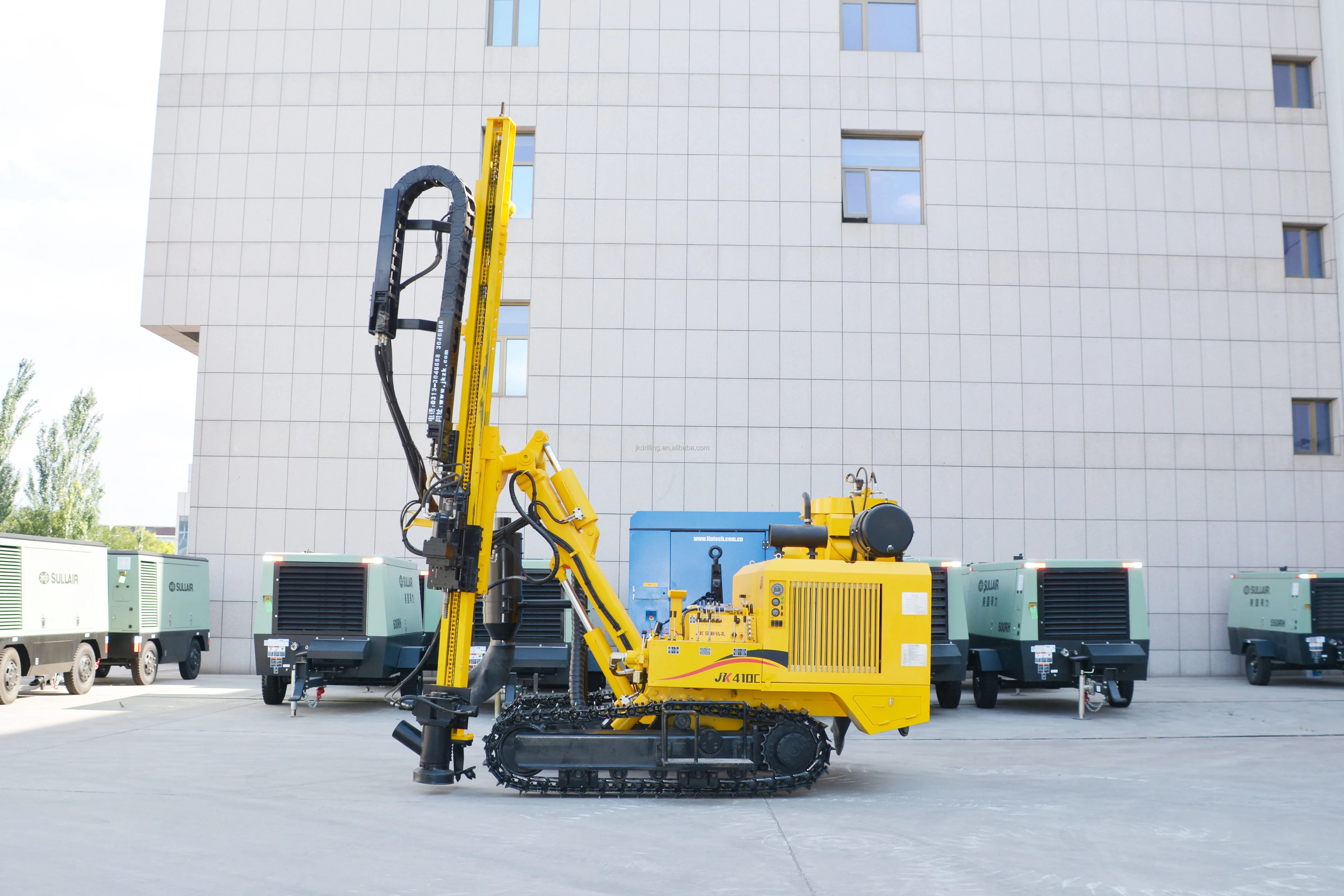 Jk Drilling Jk410c Crawler Mounted Hydraulic Top Hammer Soil Nailing