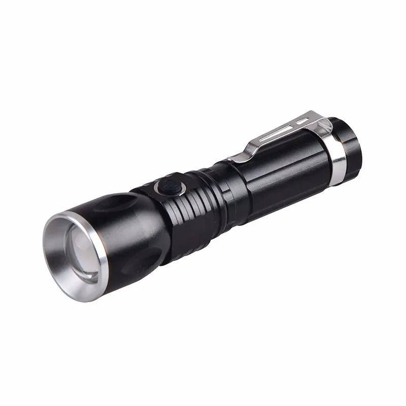 Mini Rechargeable Zoom LED Flashlight Small Size led Flashlight