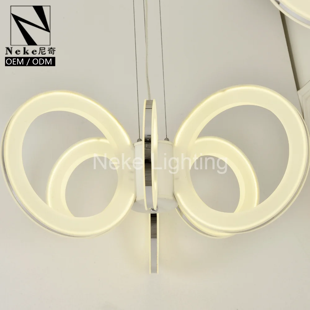 Neke modern circle acrylic led pendant light kitchen lighting