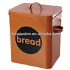 Square Bread Bin Manufacturer / Coffee / Colorful Bread Metal Storage tin box