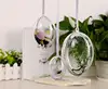 egg shaped transparent openable Christmas balls