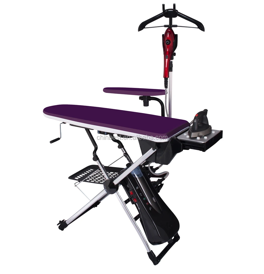 Professional Luxury Steam Iron Board 1350w+iron 1000w,Bigger Board Size