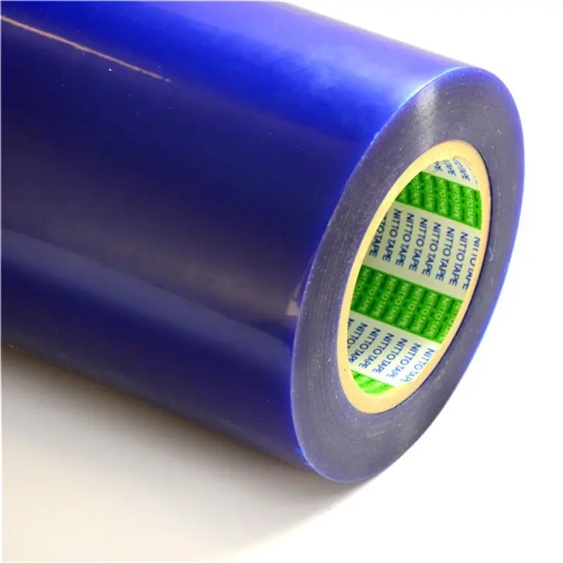 激安通販の 日東 金属板用表面保護フィルム SPV-M-6030 0.06mm×500mm×100m ライトブルー M-6030-500 