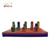 Air constant inflatable air hoops ring games, inflatable totem tossing games and throwing target for rental