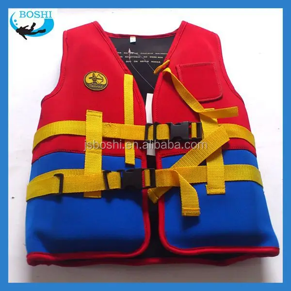 Custom Printing Buoyancy Neoprene Life Jacket / Life Vest Nbr Life