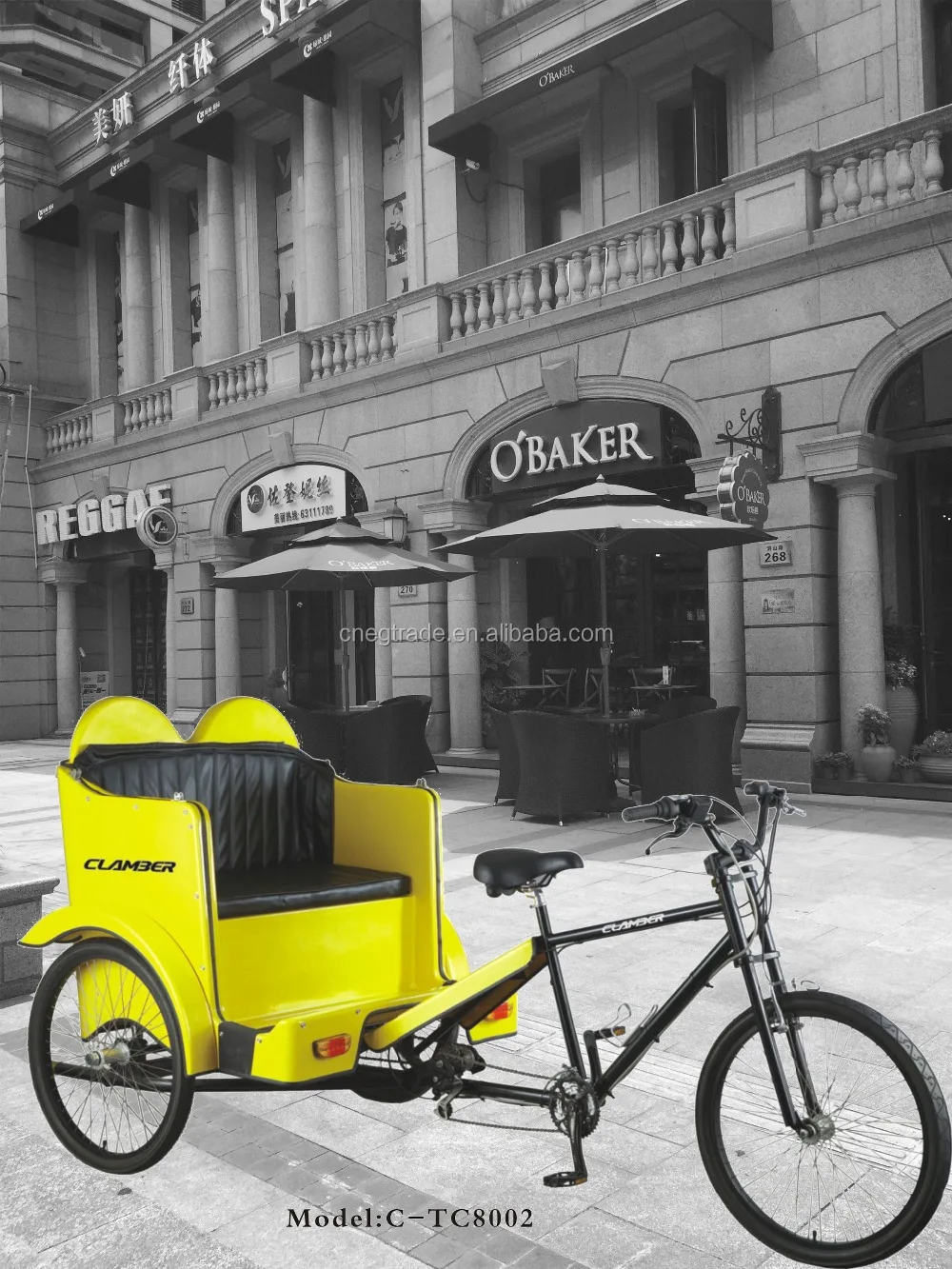 CE pedicab scenic spot rickshaws/tricycle rickshaw for sale/colorful