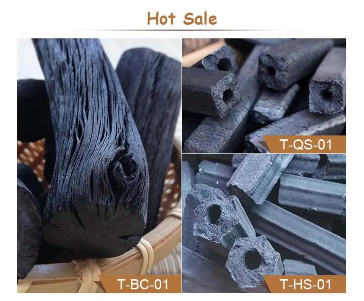 Low ash sawdust charcoal briquettes for barbecue