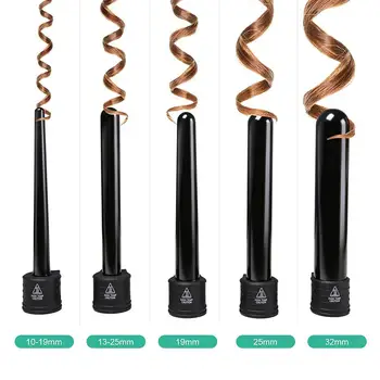 Diffe Types Of Hair Curlers Electric Threading Machine Diffe Types Of Hair Curlers Electric Threading Machine Private Label Curling Wand Set With