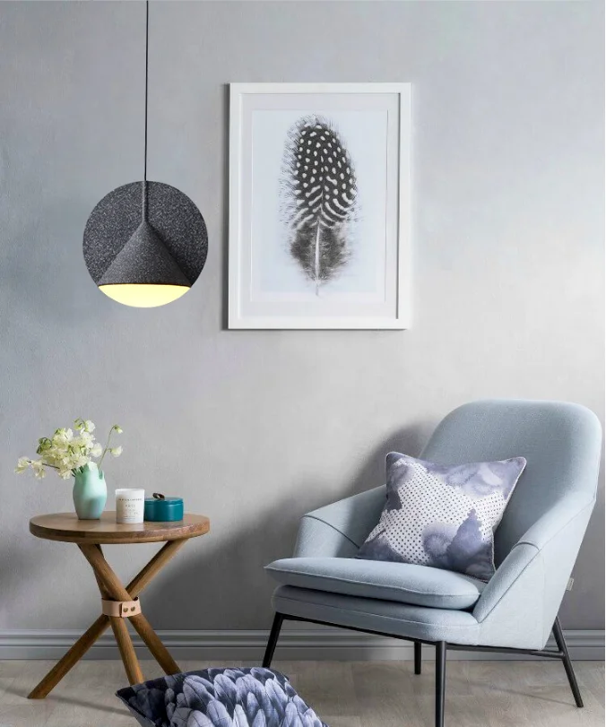 Nodic minimalist colorful resin casual residential cafe small chandelier pendant lights