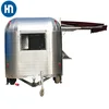 New Design Square Type Used Snacks Food Van/Food Kiosk/Food Cart