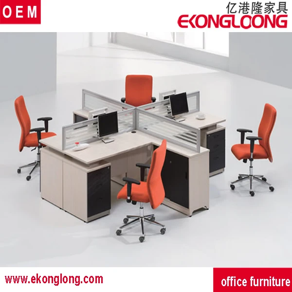 Modern 4 Person Office Computer Workstation Desk Modern 4 Person Office Computer Workstation Desk Supplieranufacturers At Alibaba