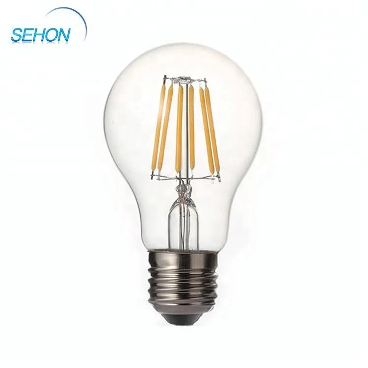 Edison daylight bulb 6w A60 dimmable led filament bulb E26 60w incandescent lamp replace