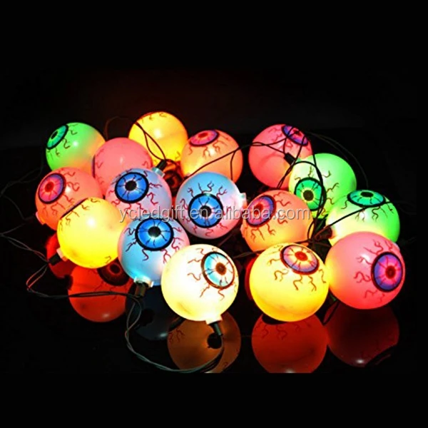 Halloween Themed Ghost Led Party Battery Operated Globe Round Color ...