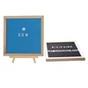 10 x 10 Inches Removable Felt Alphabet Easel Bulletin Boards for Kids