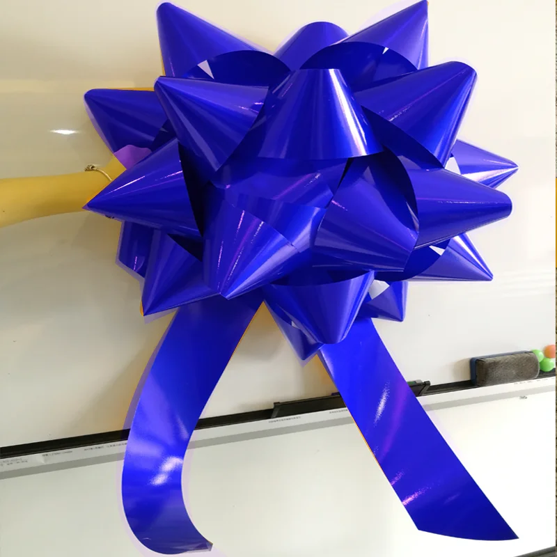 Royal Blue Big Car Bow Valentines Bow Giant Ribbon Ribbon for Your Car Gift  or Larg Car Showroom Car Bow Royal Blue Bow Ready to Shipping 