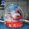 Custom Christmas decoration inflatable human snow globe for kids and adults