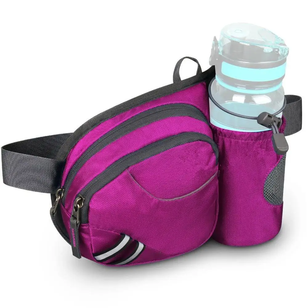 Hiking Waist Bag Fanny Pack With Water Bottle Holder Can Hold Buy