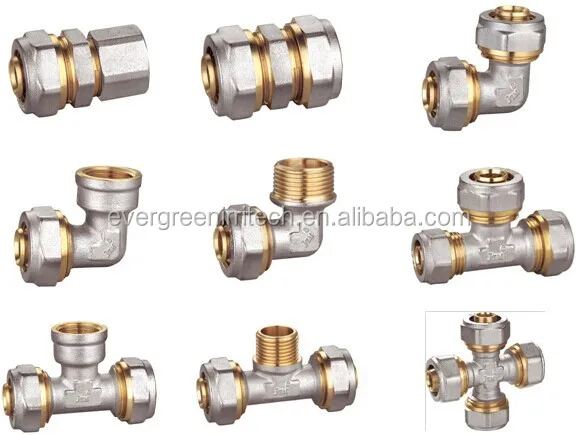 1 a 3//4 PEXworx Pex-Al-Pex compresi/ón x FPT tubo de lat/ón de montaje