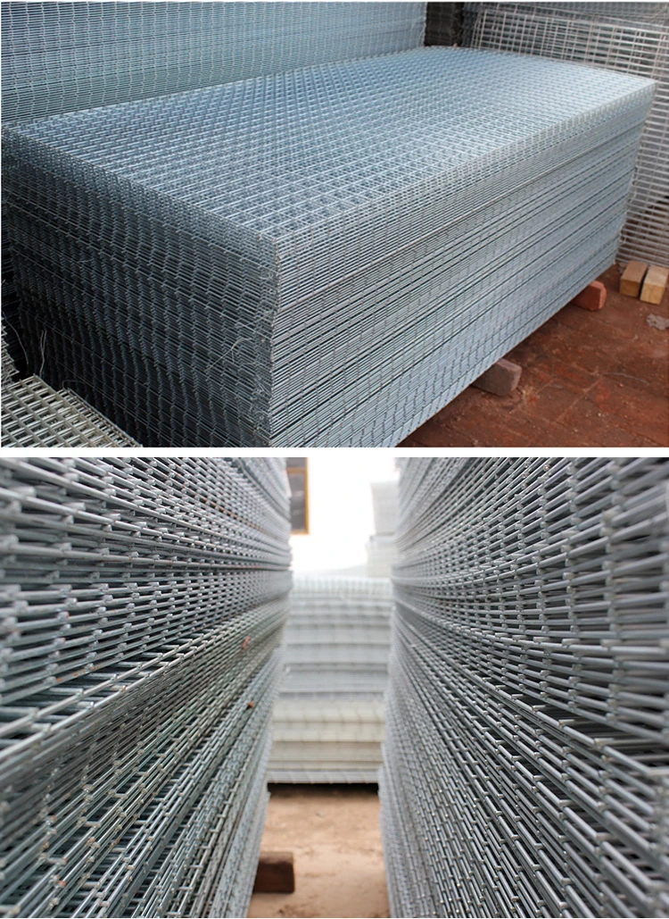 2x2 Welded Wire Mesh Fence Panels In 6 Gauge 1/2 Inch Galvanized Steel