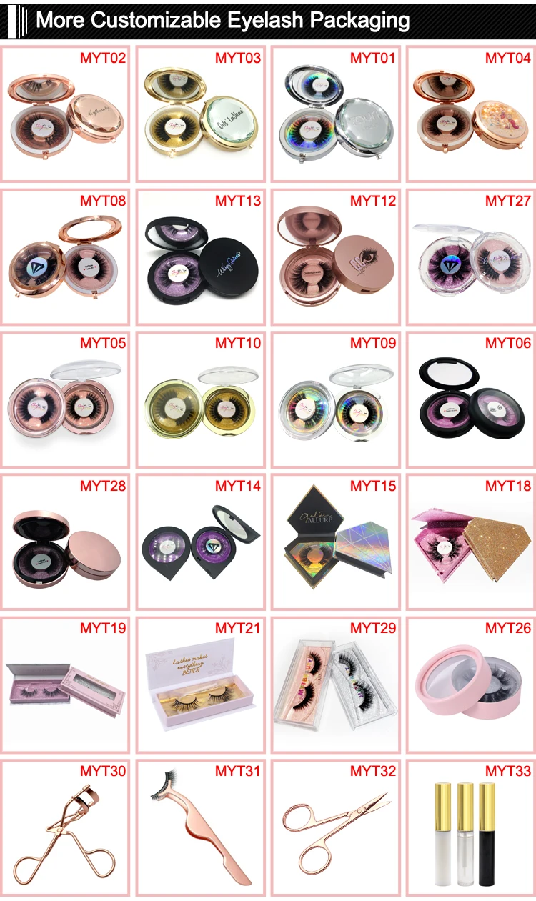 Muting Make Your Own Brand Cosmetics Wholesale High Quality 100% Real 3D Mink Lashes Private Label 3D Mink Eyelashes\n