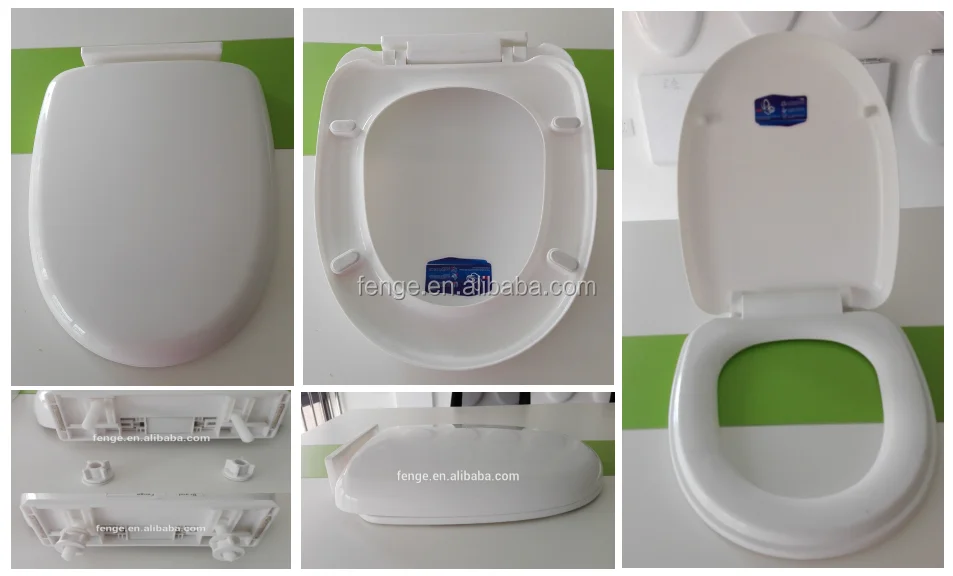 Wc Bathroom Accessory Parts Hygienic Soft Closed Slow Down Padded Pp