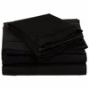 4 Piece Deep Pocket 1500 Count Microfiber Fitted Queen Sheet