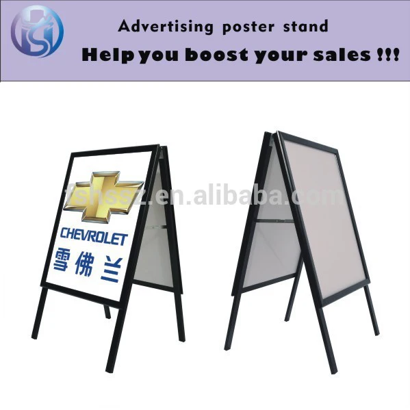 A BOARD PAVEMENT SIGN A1 POSTERS INCLUDED METAL FRAME LARGE BOARD DESIGN MLWP 