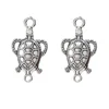 Vintage Antique Silver Turtle Charms Pendant Jewelry Findings For Jewelry Making Necklace Bracelet DIY
