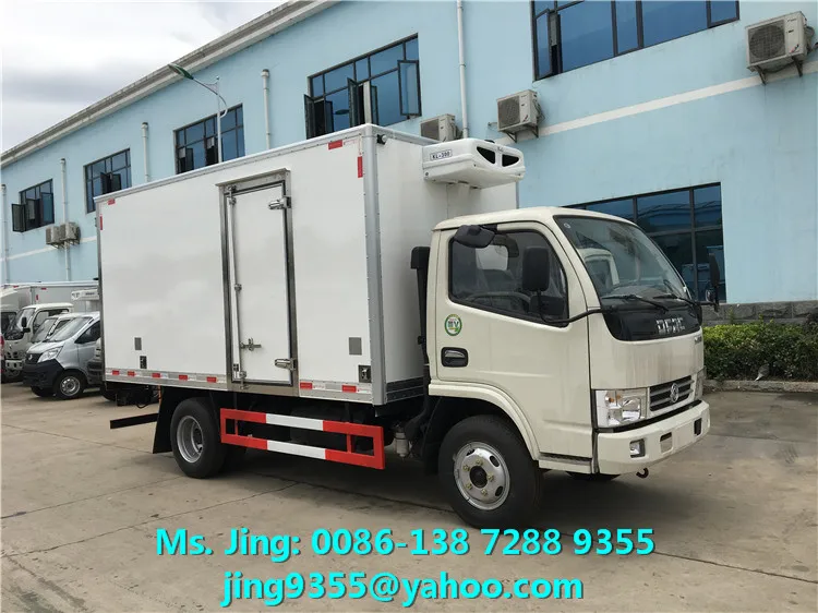 2017 New Model Dfac 5t Small Vegetables Refrigerator Truck For Sale In