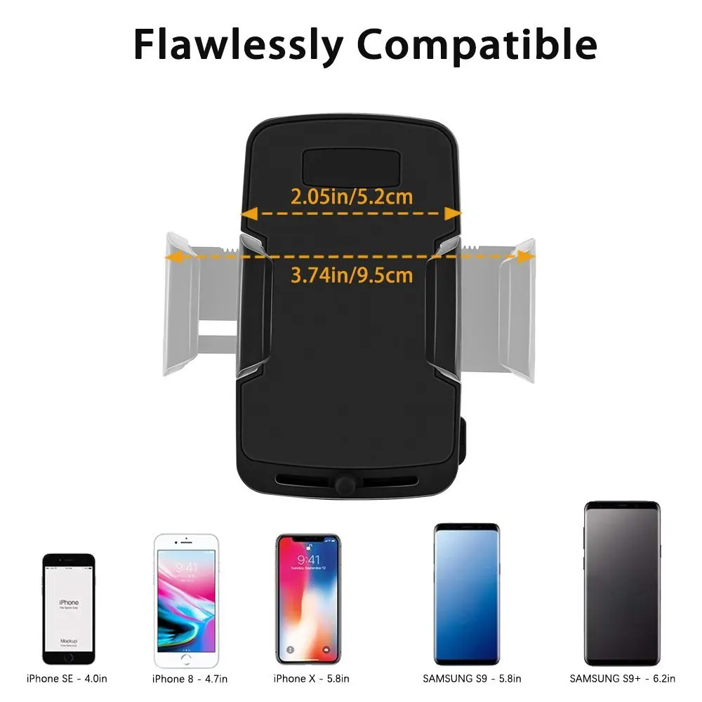 2019 Universal Air Vent Car Phone Holder One Key Release Air Vent Phone Mount For Iphone/Samsung