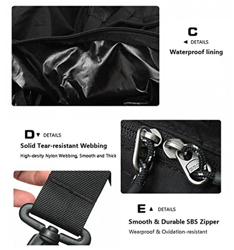 Lightweight outdoor waterproof foldable nylon sports yoga gym overnight travel duffle duffel bag with shoes compartment