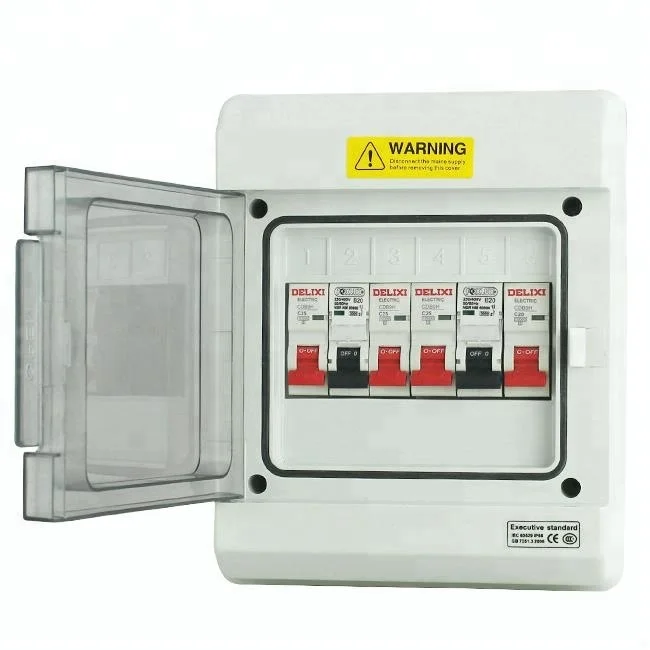 6 Way IP66 Weatherproof Electrical Household Distribution Enclosure Switch