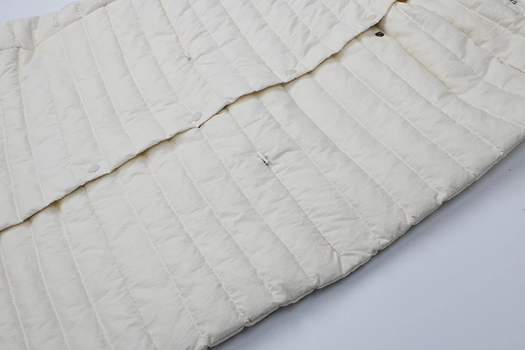 Professional modern design women duck down coat long