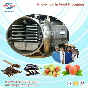Industrial Freeze Dry Machine For Pepper,Eggplant,Pear ...