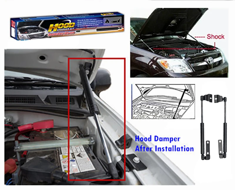hood damper for fortuner