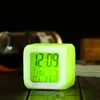 high quality DISPLAY WINDOW BOX ABS Travelling Table LED Back Light Desk Colorful Digital Projection Alarm clock