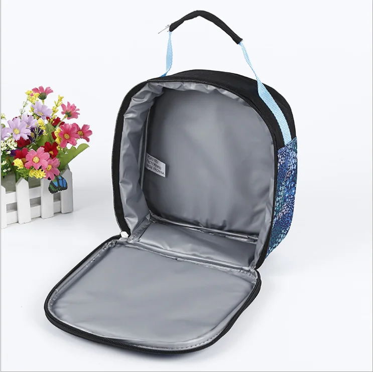 Sac fourre-tout pique-nique lunch refroidisseur isolé par isotherme bleu HG