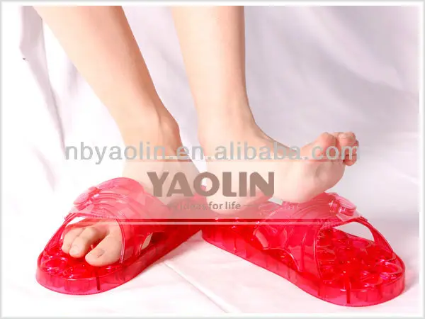 Japan Hot Sale Alphabet Foam Pvc Healthy Leaking Massage Slipper Buy