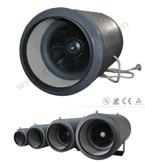 Mixed Flow Fan, inline, 110V, 663 - detail 4