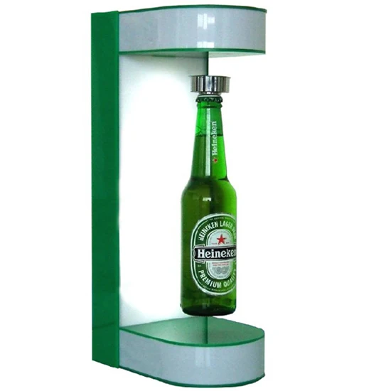 
Magnetic floating bottle display stand sever levitating bottles display stand 