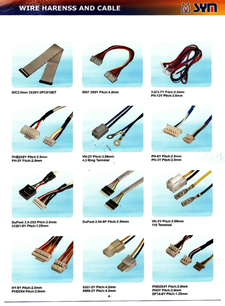 3 pole wire harness auto connector