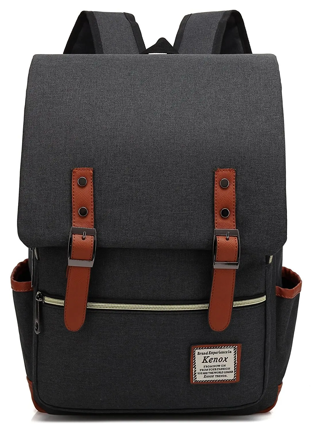 kenox vintage laptop backpack