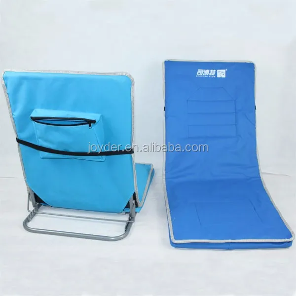 Cushion Folding Portable Backpack Beach Chair Without Leg Buy Beach