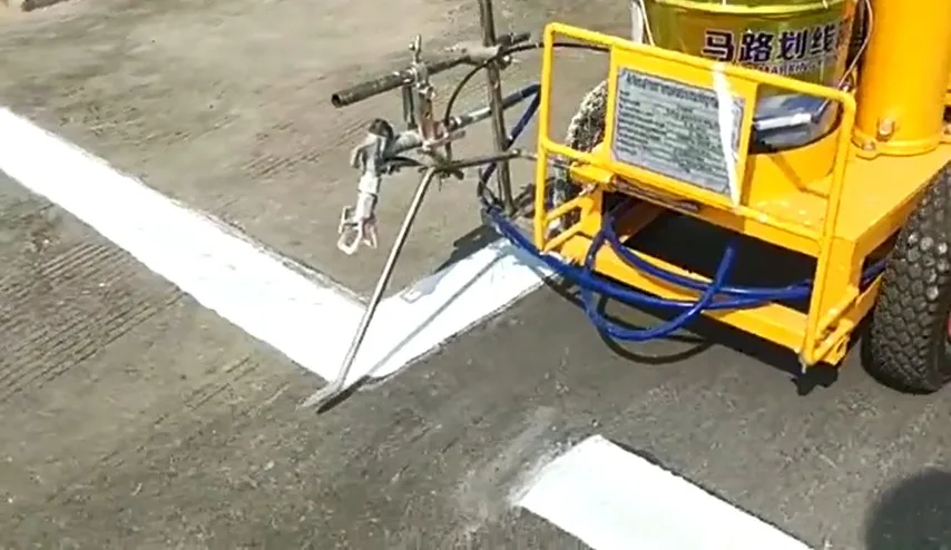 cold paint road marking machine road lines paint airless road marking machine for sale