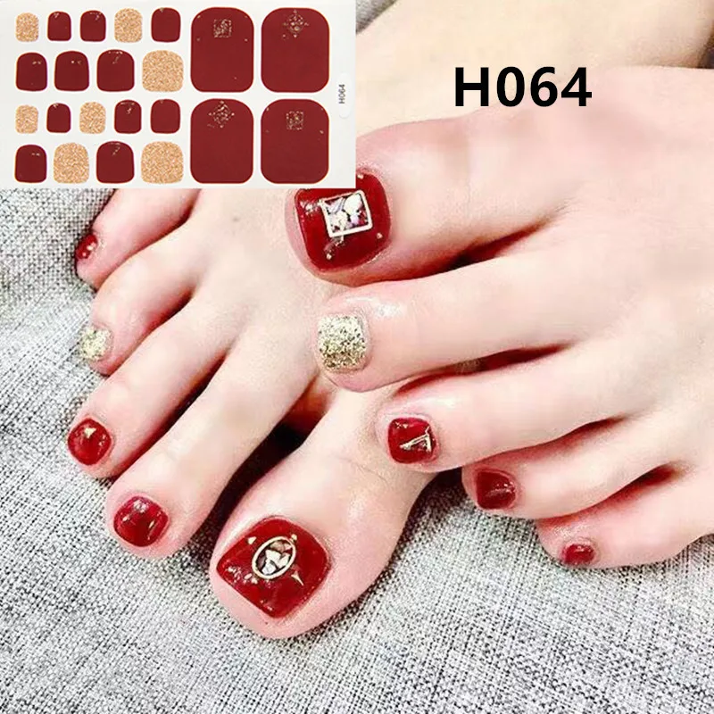 toe nail polish stickers