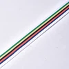 Free samples blue gold organza pp ribbon