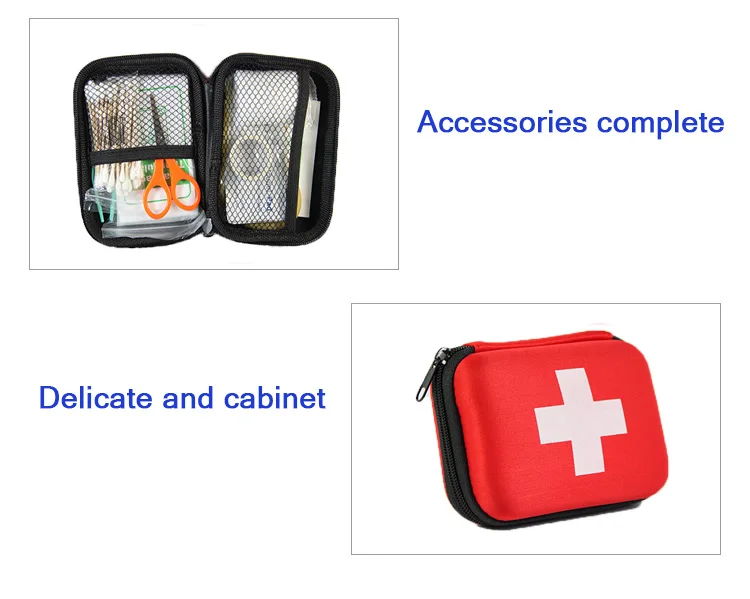New custom emergency travel kit bag survival kit sports camping travel first aid kit