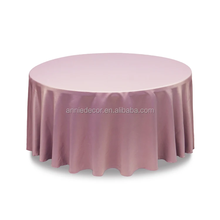 The factory price colorful satin table cloth for party banquet events