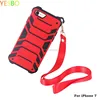 Super Spider-man With Hand Rope TPU+PC 2 in 1 Combo Case For iPhone 7 7plus Cell Phone Accessories